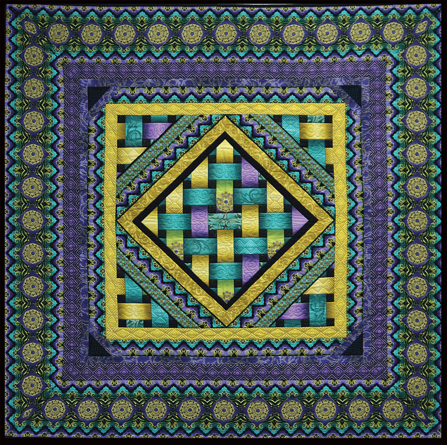 Reflections - Jewel Tones Quilt Kit